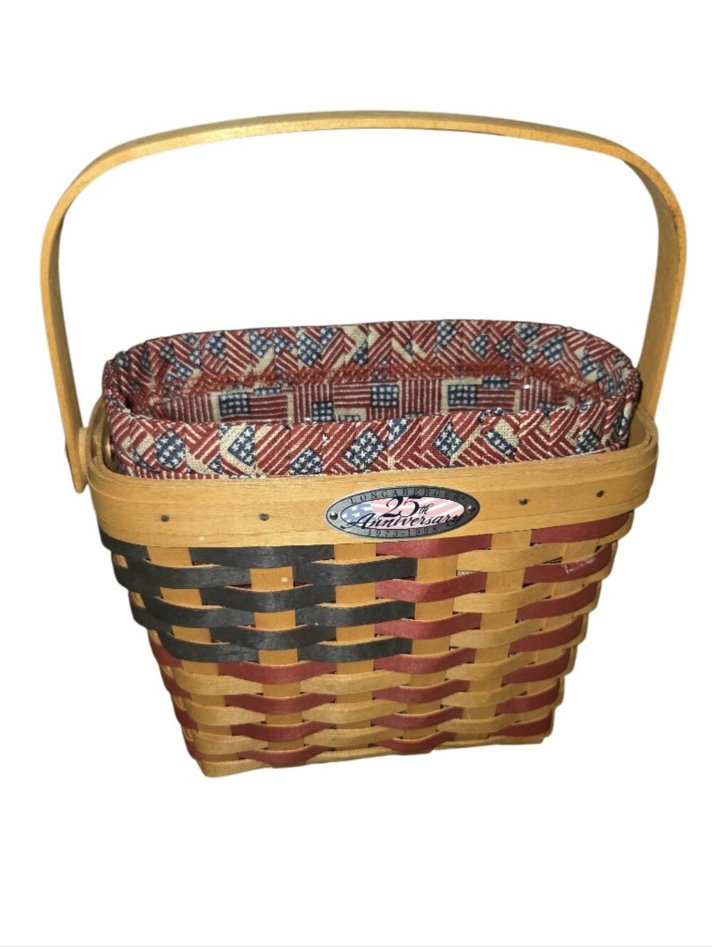 Longaberger 25th Anniversary Basket Vintage